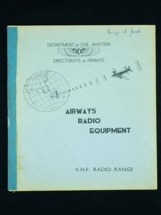 Item #1061 Airways Radio Equipment Radio Range Installation on 112-118 Mc/s incorporating visual...