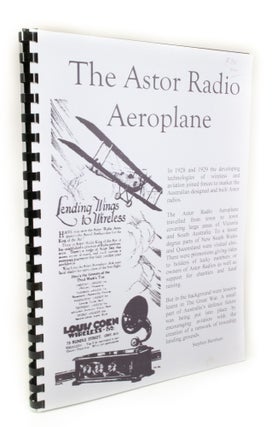 The Astor Radio Aeroplane