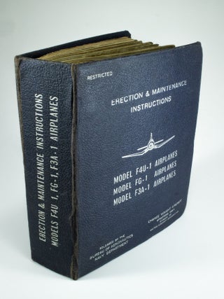 Item #1204 Erection and Maintenance Instructions Model F4U-1, FG-1, F3A-1 Airplanes Chance Vought...