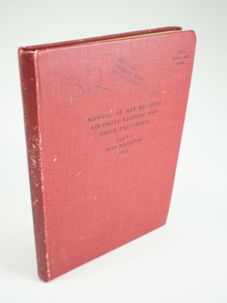 Item #1351 Manual of Map Reading and Field Sketching Part I. Map Reading 1955. WAR OFFICE