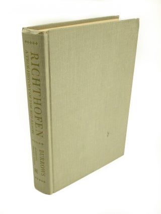 Item #1419 Richthofen A true history of the Red Baron. William E. BURROWS