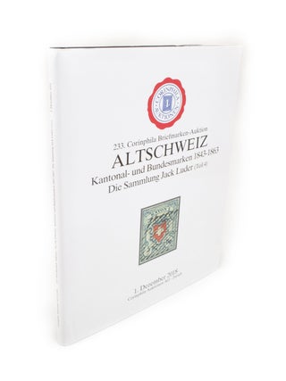 Item #1820 Altschweiz 233 Corinphila Briefmarken-Auktion, Samstag 1 Dezember 2018. Philately