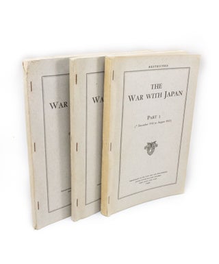Item #1834 The War with Japan (Complete set in three volumes). United States Army