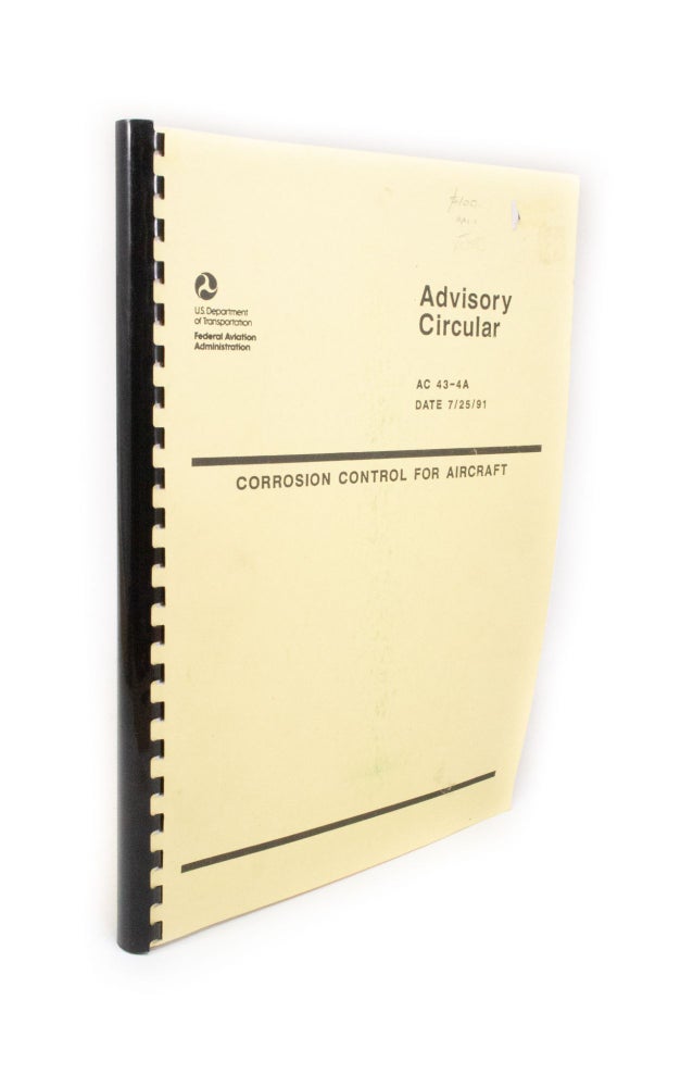 Item #2283 Advicory Circular. Corrosion Control for Aircraft. Federal Aviation Administration.