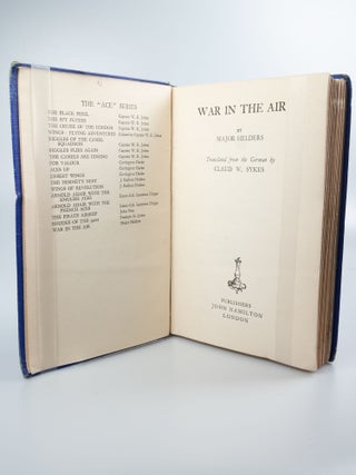 War in the Air Translated from the German by Claud W. Sykes