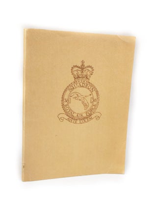 Item #2825 No. 38 Squadron 1916-1963 Ante Lucem. Flight Lieutenant L. O. T. WALFORD