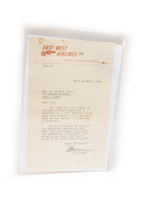 Item #282 Letter from B. S. Brown. B. S. BROWN