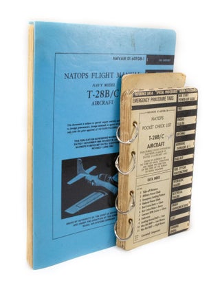Item #2984 Navair 01-60FGB-1 Natops Flight Manual Navy model T-28B/C Aircraft With Natops Pocket...
