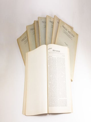Item #300 Press Review Issued by the Second Section, General Staff, General Headquarters American...