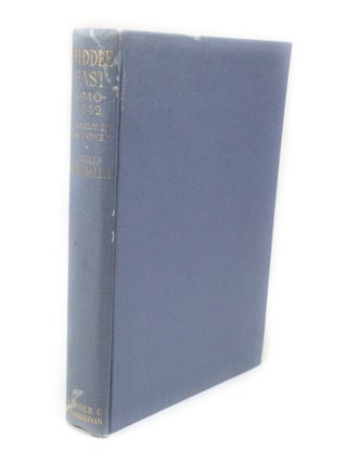 Item #3055 Middle East 1940 - 1942 A study in air power. Philip GUEDALLA