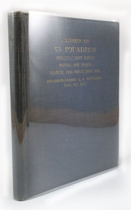 Item #3065 History of 99 Squadron Independent Force Royal Air Force March, 1918 - November 1918....