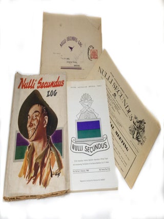 Item #3106 Nulli Secundus Log. 2/2nd AUSTRALIAN INFANTRY BATTALION, Captain A. J MARSHALL