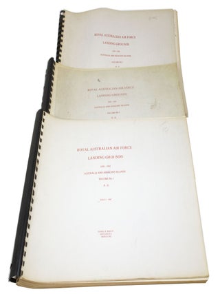 Item #3166 Royal Australian Air Force Landing Grounds 1939-1945. Australia and Adjacent Islands....