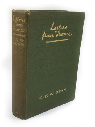 Item #3179 Letters from France. C. E W. BEAN, Charles Edwin Woodrow