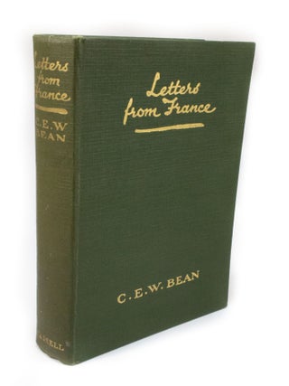 Item #3180 Letters from France. C. E W. BEAN, Charles Edwin Woodrow
