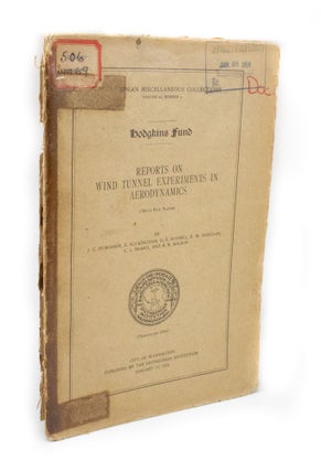 Item #3266 Reports on Wind Tunnel Experiments in Aerodynamics (With five plates). J. C. HUNSAKER,...
