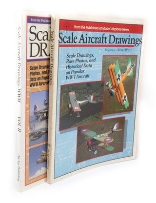 Item #3323 Scale Aircraft Drawings Volume I - World War IVolume II - World War II. Dan...