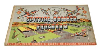 Item #3363 Spitfire and Bomber Squadron. Cut out model builder. Second World War Juvenilia