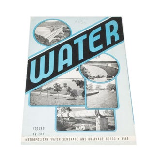 Item #3643 Water Water For Sydney, Warragamba Dam. Metropolitan Water Sewage, Drainage Board