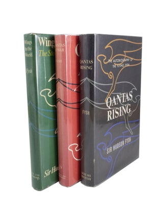 Item #3659 'Qantas Rising', 'Qantas at War', and 'Wings to the World'. Hudson FYSH