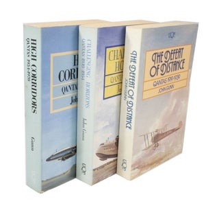 Item #3689 The Qantas Story The Defeat of Distance, Challenging Horizons and High Corridors. John...