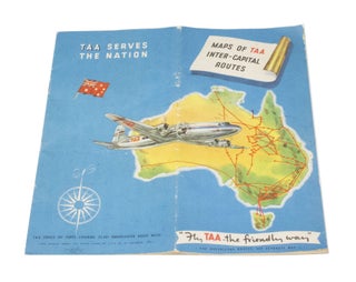 Item #3733 Maps of TAA Inter-Capital Routes September 1952. TAA