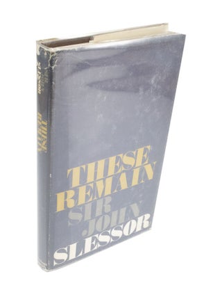 Item #3898 These Remain A Personal Anthology. John SLESSOR