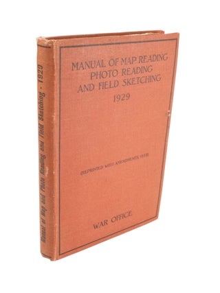 Item #4101 Manual of Map Reading, Photo Reading, and Field Sketching (1929). The War Office