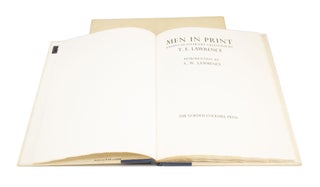 Men in Print Essays in literary criticism by T.E. Lawrence. Introduction by A.W. Lawrence