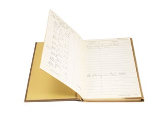 Aviator's Flight Log Book of Second Lieutenant, Edward F. Knight, USMC Reserve, 1937-1939.