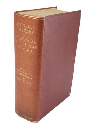Item #4182 The Australian Flying Corps in the Western and Eastern Theatres of War 1914-1918...
