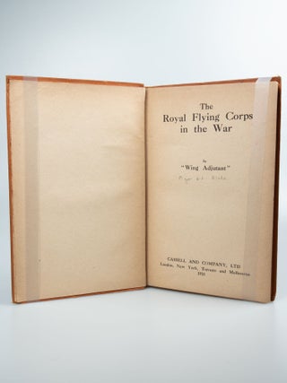 The Royal Flying Corps in the War