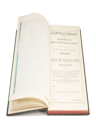 Two industrial trade catalogues: Kennedy's Patent Water Meter Coy. (Limited). Glenfield Company (Limited) Iron Founders and Hydraulic and Hydraulic & Sanitary Engineers, Kilmarnock.