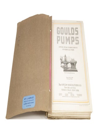 Series of consecutive product bulletins issued by the Goulds Manufacturing Company