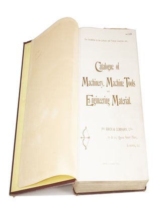 Catalogue of Machinery, Machine Tools and Engineering Material. John Birch & Company Ltd.