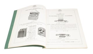 Phoenix Telephones Catalogue of "phoenettes", domestic and intercommunication telephones, light signalling systems, electric bells, wires, cables & accessories