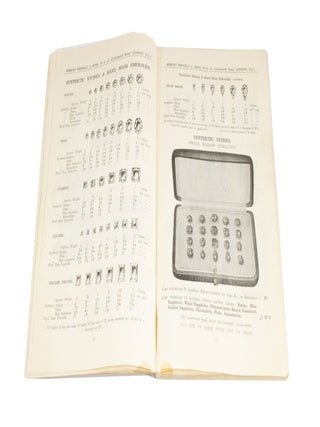 New Trade Catalogue of Materials, Appliances, &c. for Watchmakers, Clockmakers, Jewellers, Silversmiths & Opticians