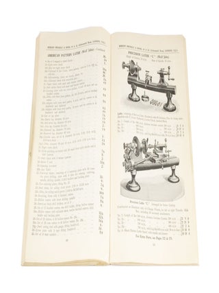 New Trade Catalogue of Materials, Appliances, &c. for Watchmakers, Clockmakers, Jewellers, Silversmiths & Opticians