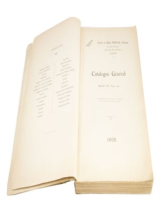 Catalogue Général Médaille d'Or, Paris 1900. Fournisseurs des hôpitaux civils et militaires et de la faculté de médecine de Paris
