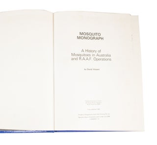 Mosquito Monograph A History of Mosquitoes in Australia and R.A.A.F. Operations