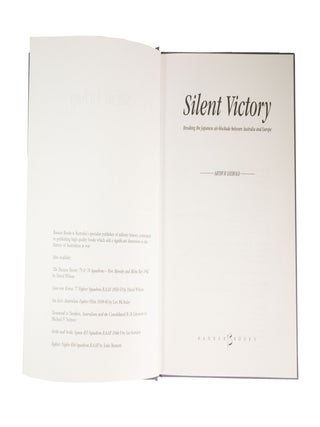 Silent Victory Breaking the Japanese Air-blockade between Australia and Europe