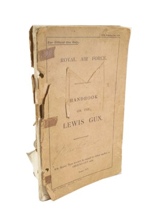 Item #4718 Handbook on the Lewis Gun. Royal Air Force