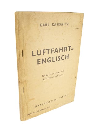 Item #4719 Luftfahrt-English für Sprachmittler und LuftfahrtingenieureFlugzeugbau,...