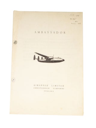 Item #4723 Ambassador. Airspeed Limited
