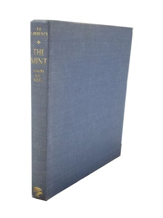 The Mint A day-book of the R.A.F. Depot between August and December 1922 with later notes by 352087 A/c Ross