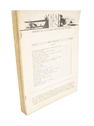 Item #4948 American Aviation Historical Society Journal Volume 3, Numbers 1 to 4. AMERICAN...