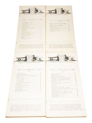 American Aviation Historical Society Journal Volume 3, Numbers 1 to 4