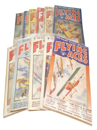Item #4966 Flying Aces 1934, Volume XIV Number 3 (January) to Volume XIX Number 1 (December). A....