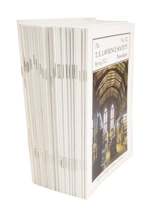 Item #4981 The T. E. Lawrence Society Newsletter No. 51, Autumn 1999 to No. 132, Spring 2022...