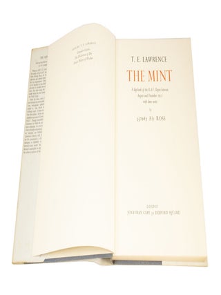 The Mint A day-book of the R.A.F. Depot between August and December 1922 with later notes by 352087 A/c Ross